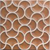 Carrelage mur ancien Ansouis relief  terracotta